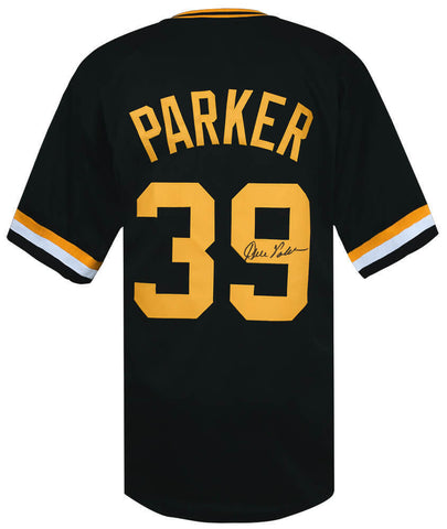 Dave Parker (PIRATES) Signed Black Custom Baseball Jersey - (SCHWARTZ COA)
