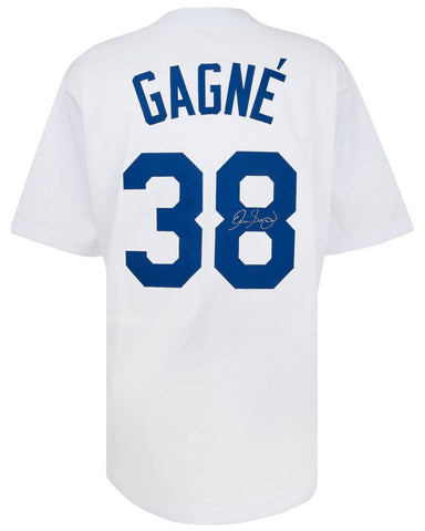 Eric Gagne (DODGERS) Signed White Custom Baseball Jersey - (SCHWARTZ COA)