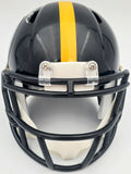 TERRY BRADSHAW AUTOGRAPHED STEELERS BLACK SPEED MINI HELMET BECKETT 185875