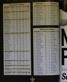 2010 Super Bowl XLIV Hologram Game Program Saints vs. Colts 167865