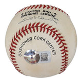 Lee Smith Signed N.L. Baseball (Beckett) Cubs, Cardinals, Red Sox, Yankees, Reds