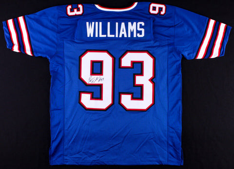 Pat Williams Signed Bills Jersey (JSA COA) Buffalo 3xPro Bowl Defensive Tackle