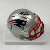 Autographed/Signed Matthew Slater New England Patriots Mini Helmet Beckett COA