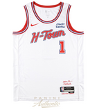 Amen Thompson Autographed Rockets 'Hometown Heroes' Swingman Jersey Panini