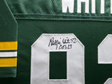 Packers Reggie White Autographed Framed Green Nike Proline Jersey Beckett & PSA/