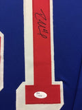 Rick Nash Signed New York Rangers 36"x 4"4 Custom Framed Jersey (JSA) 6xAll Star