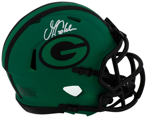 Matthew Golden Signed Green Bay Packers RAVE Riddell Speed Mini Helmet -(SS COA)