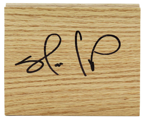 Shawn Kemp (SONICS) Signed 5x6 Wood Floor Piece - (SCHWARTZ COA)