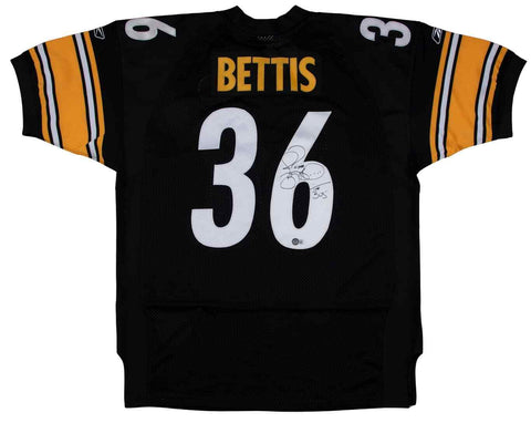 Jerome Bettis Signed Pittsburgh Steelers Authentic Reebok Jersey The Bus BAS
