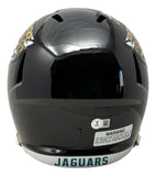 Travis Hunter Signed Jacksonville Jaguars FS Speed Replica Helmet BAS w/ Case