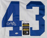 Don Perkins Signed Dallas Cowboys Jersey Inscribed "ROH 76" (JSA COA) All Pro FB