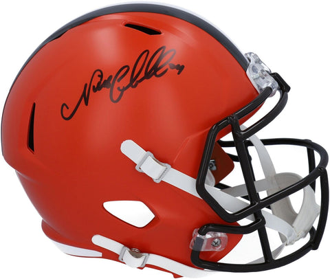 Nick Chubb Cleveland Browns Autographed Riddell Speed Pro Replica Helmet