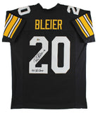 Rocky Bleier "4x SB Champ" Authentic Signed Black Pro Style Jersey BAS Witnessed