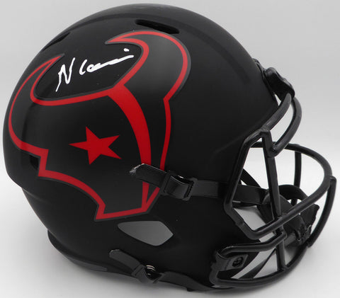 Nico Collins Autographed Eclipse Full Size Helmet Texans Beckett 1W433073