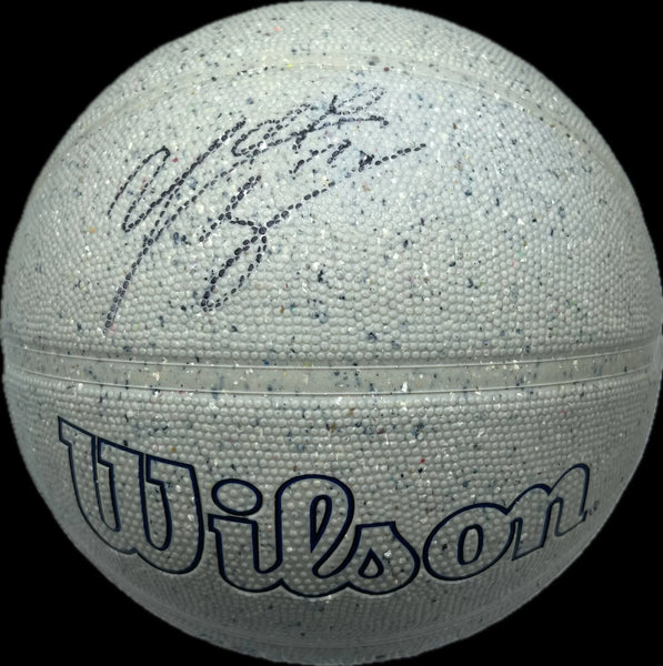 Yaxel Lendeborg Golden State Warriors Signed Basketball NBA PSA