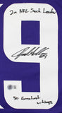 Vikings Jared Allen "5x Insc" Signed Purple Nike Limited Jersey BAS Witnessed