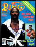 Marvelous Marvin Hagler Autographed Signed Magazine Beckett BAS QR #BM37199