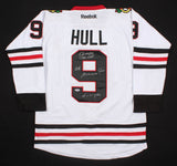 Bobby Hull Signed Blackhawks Reebok Jersey "The Golden Jet" & "HOF 83" (PSA COA)