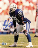 Marshall Faulk Autographed 8x10 Photo Indianapolis Colts Beckett BAS QR #BS32018