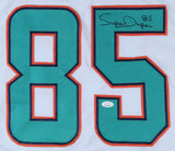 Mark "Super" Duper Signed Miami Dolphins White Jersey (JSA) 3xPro Bowl W.R.