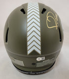 JEROME BETTIS SIGNED PITTSBURGH STEELERS STS SPEED AUTHENTIC HELMET BECKETT QR
