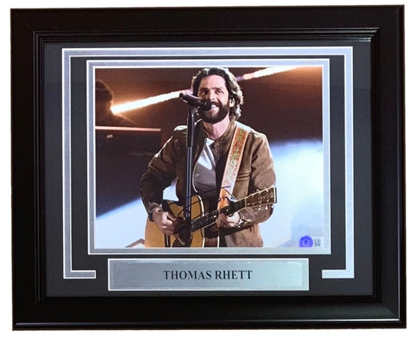 Thomas Rhett Signed Framed 8x10 Photo BAS