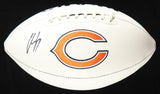 Luther Burden III Signed Chicago Bears Logo Football (Beckett) 2025 2nd Round Pk