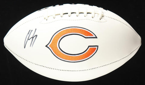 Luther Burden III Signed Chicago Bears Logo Football (Beckett) 2025 2nd Round Pk
