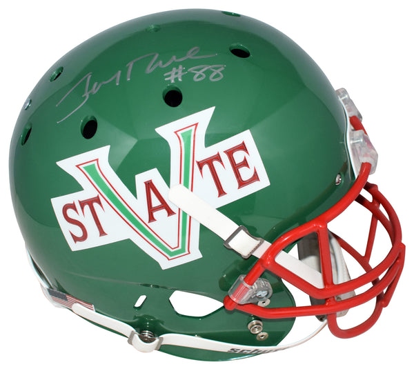 JERRY RICE SIGNED MVSU MISSISSIPPI VALLEY STATE FULL SIZE HELMET BECKETT