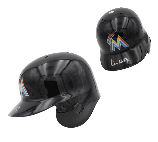 Don Mattingly Signed Miami Marlins Rawlings Current MLB Helmet