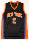 Deuce McBride Signed New York Knicks Black Jersey (JSA COA) 2021 NBA Draft Pick