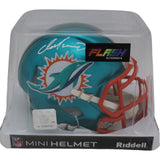 Dan Marino Autographed Miami Dolphins Flash Mini Helmet Beckett Witness 46472