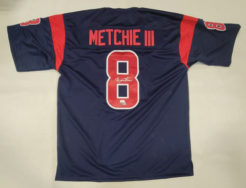 JOHN METCHIE III AUTOGRAPHED SIGNED PRO STYLE XL JERSEY W/ JSA HOLOGRAM