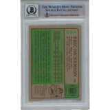 Eric Dickerson Autographed 1984 Topps 280 Card HOF 10 Auto Card Beckett 47946