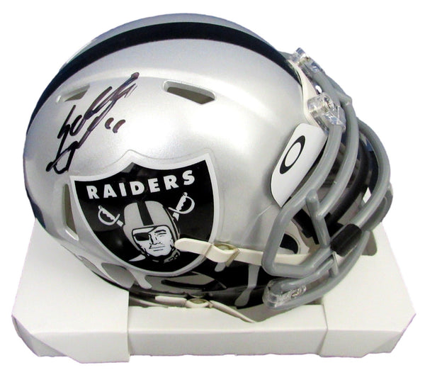 Sabastian Janikowski Signed/Auto Raiders Silver Mini Helmet Radtke 200941