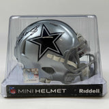 Autographed/Signed Drew Pearson Dallas Cowboys Mini Football Helmet JSA COA