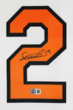 Samuel Basallo Authentic Signed White Pro Style Jersey Autographed BAS Witnessed