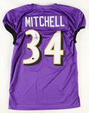 Keaton Mitchell Signed Baltimore Ravens Pro Cut Jersey /Beckett / East Carolina