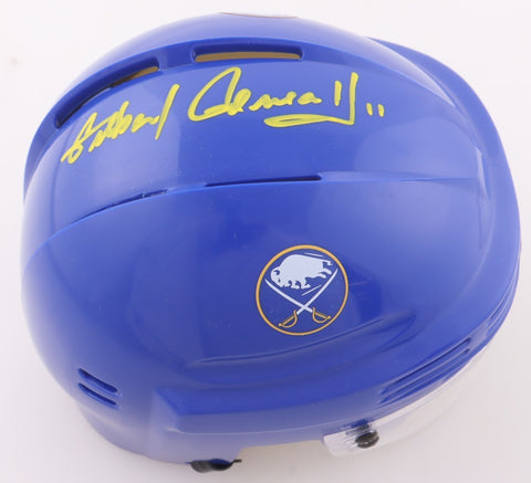 Gilbert Perreault Signed Buffalo Sabres Mini Helmet (TSE) French Connection Line