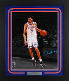 Thunder Chet Holmgren Authentic Signed 16x20 Framed Photo BAS Witness #1W314497