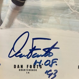 Air Coryell 8x10 Photo Plaque - D Fouts K Winslow C Joiner Autographed JSA COA