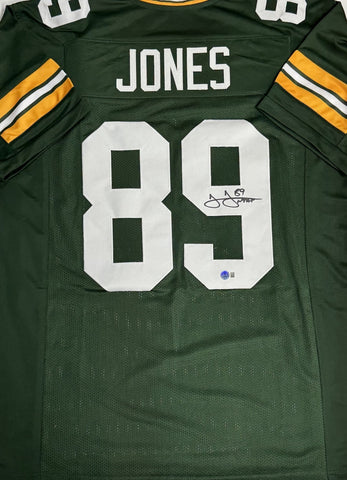 JAMES JONES Signed Replica Green Jersey - Green Bay Packers - JSA
