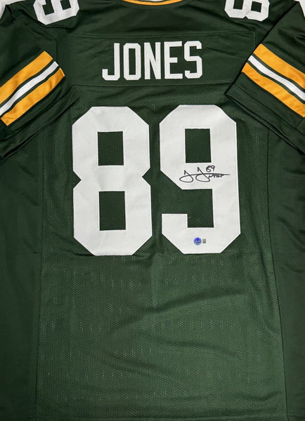 JAMES JONES Signed Replica Green Jersey - Green Bay Packers - JSA