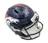 Javonte Williams Signed Denver Broncos Speed Full Size NFL Helmet