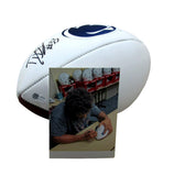 Dani Dennis-Sutton Autographed/Inscribed Penn State/PSU Logo Football JSA 195343