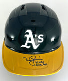 Athletics MARK McGWIRE Signed Full Size Oakland Rawlings Helmet AUTO - BAS