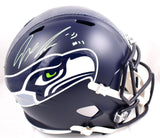 Jaxon Smith-Njigba Autographed Seattle Seahawks F/S Speed Helmet- Fanatics