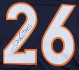 Clinton Portis Signed Denver Broncos Home Jersey (JSA) 2xPro Bowl Running Back