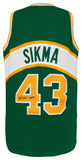 Jack Sikma Signed Green T/B Custom Basketball Jersey w/HOF'19 - (SCHWARTZ COA)