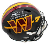 Joe Theismann Signed Washington Commanders Speed Full Size NFL Helmet -SB Champ